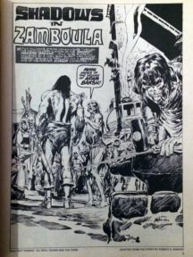 Savage Sword Conan revista banda desenata comic Marvel vechi