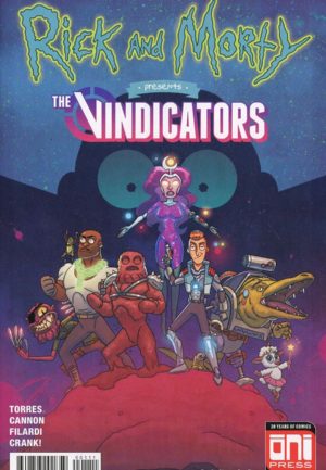 prima aparitie pickle rick and morty vindicators comic benzi desenate