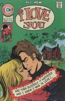 Charlton comics I love you benzi desenate vechi