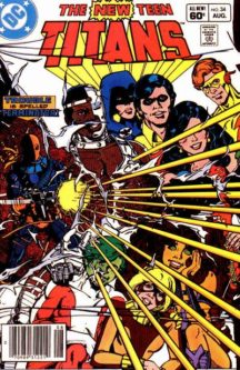 New Teen Titans 34 dc comics benzi vechi