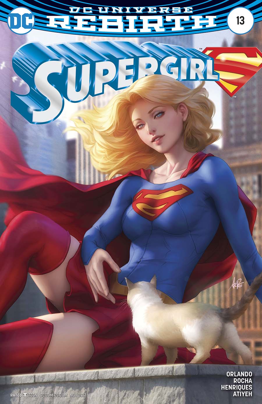Supergirl Artgerm varianta dc comics