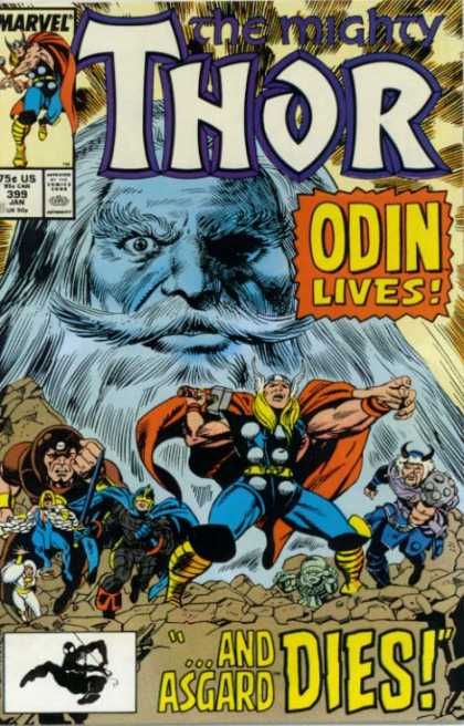 Odin Thor benzi desenate vechi marvel comics