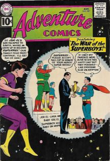 superboy adventure comics jor-el benzi vechi dc comics