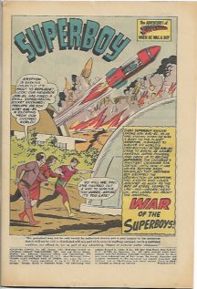 superboy adventure comics jor-el benzi vechi dc comics