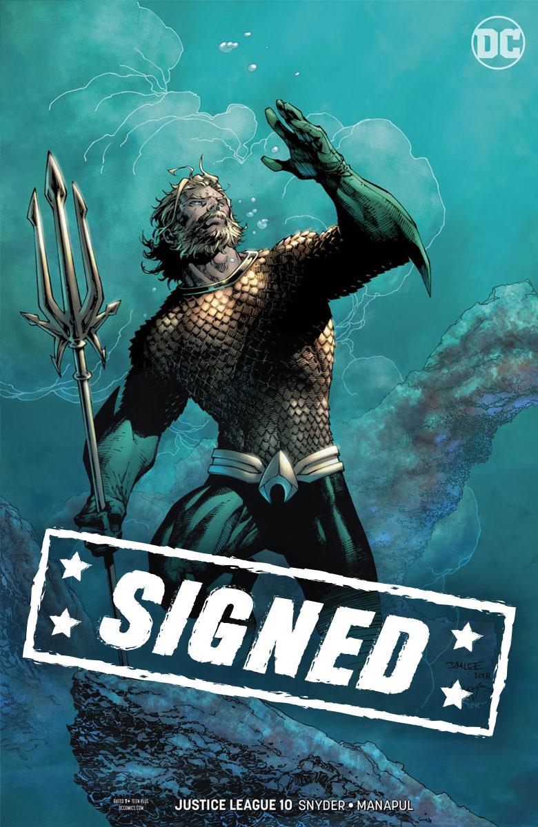 Justice league semnata scott snyder aquaman