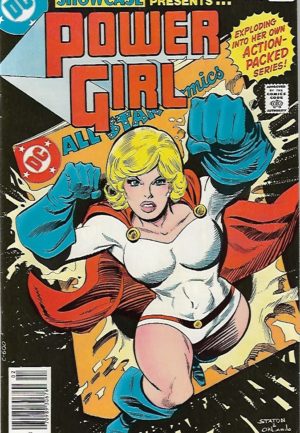 Showcase numar cheie power girl benzi desenate vechi