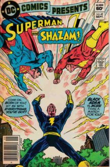 DC Comics superman shazam black adam
