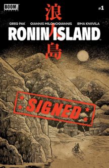 Greg Pak semnata ronin island boom