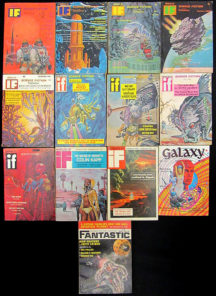 Science fiction magazines pulp vechi engleza dell comics