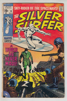 Silver surfer cover benzi desenate vechi marvel