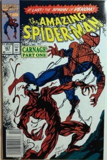 Carnage origine prima aparitie amazing spider-man marvel