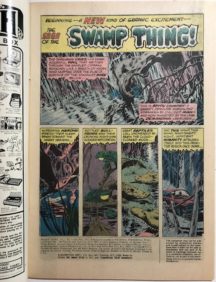 Swamp thing 1 dc comics benzi vechi numar cheie
