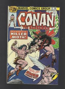 Conan barbarian 61 killer moth benzi desenate Marvel