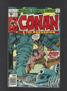 Conan the barbarian muschi benzi desenate vintage marvel