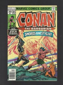 Conan Stygia benzi desenate vechi marvel vintage