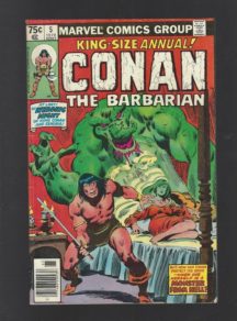 conan barbarian annual king-size benzi vechi