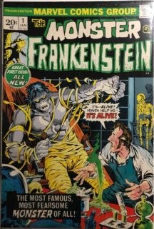 Monster Frankenstein 1 marvel benzi desenate vechi