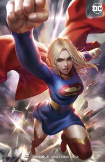 Supergirl card stock varianta dc comics benzi noi