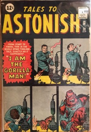 Kirby stan lee tales to astonish benzi desenate vechi