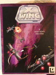 X-Wing Star wars game disks floppy