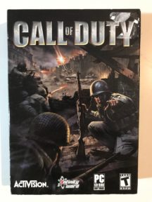 Call of duty big box cutie video game cd