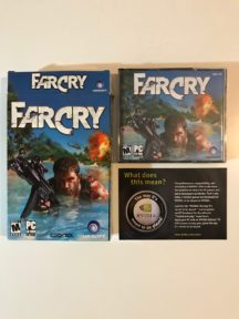 Far cry 1 box video game big