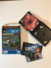 Far cry 1 box video game big