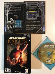 KOTOR Republic cd-rom box cutie joc video original vintage