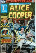 Primul Alice Cooper comics benzi desenate marvel premiere