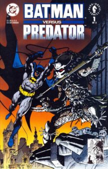 Batman vs predator benzi desenate vechi dc comics