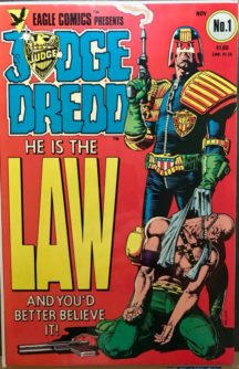 Judge Dredd comics benzi desenate prima aparitie