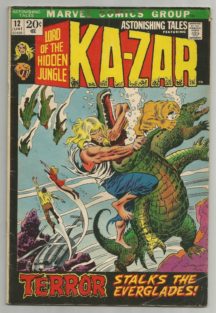 Astonishing tales ka-zar marvel benzi desenate vechi