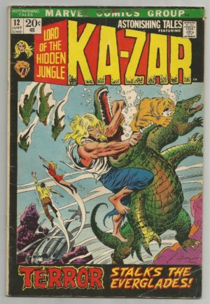 Astonishing tales ka-zar marvel benzi desenate vechi