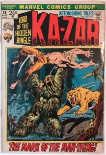 ka-zar benzi desenate vechi astonishing tales