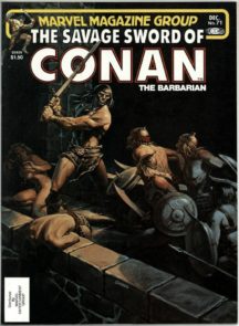Savage Sword of Conan benzi desenate vechi marvel
