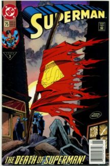 Superman 75 death of superman dc comics moartea lui