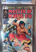 Master Kung-Fu 82 benzi desenate incapsulate CGC 9.8
