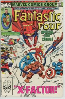 Fantastic Four marvel benzi desenate vechi vintage