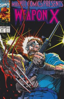 Weapon X marvel benzi desenate vechi