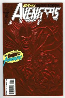 Avengers West Coast 100 red foil variant comic