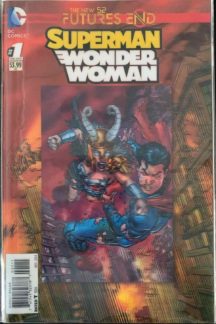 Superman wonder woman new 52 holo cover