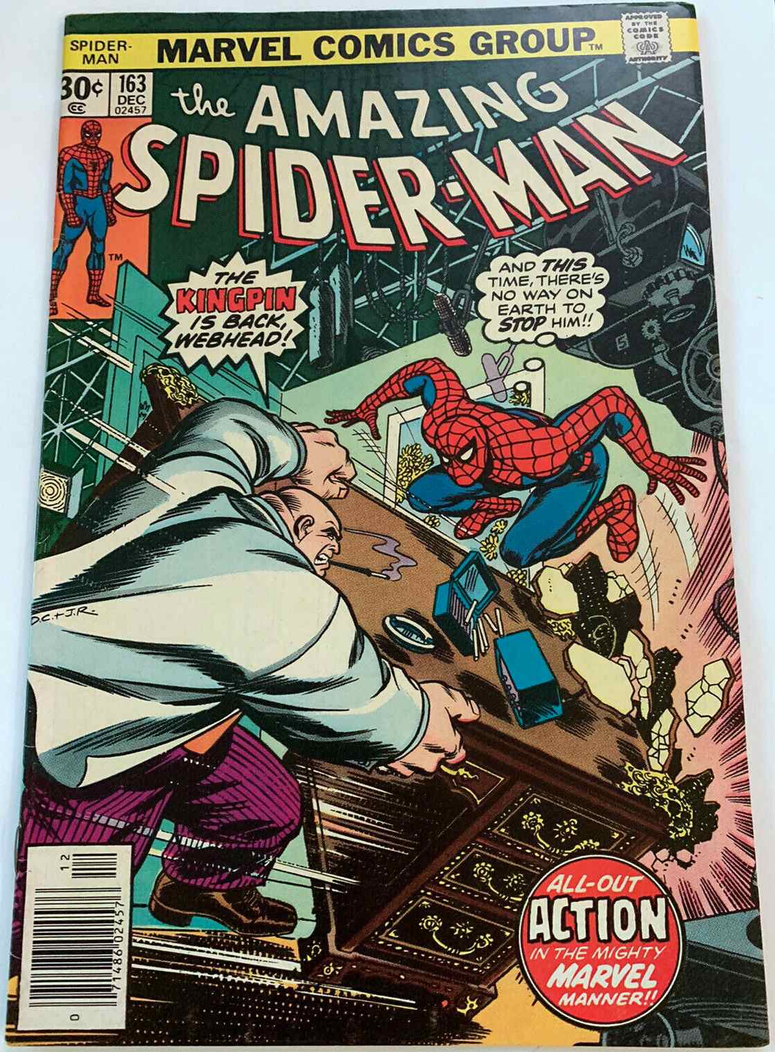 Amazing Spider-Man 163 benzi desenate vechi
