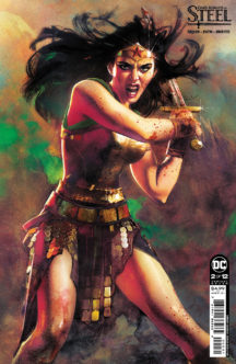 Dark KNights of steel wonder woman Joshua Middleton cover