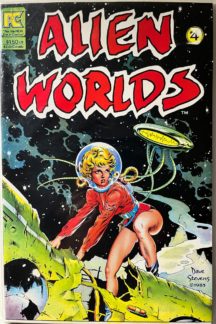 Alien Worlds good girl cover comics