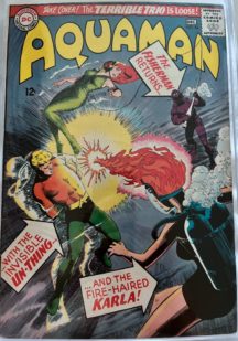 Aquaman Mera Karla dc comics silver age benzi desenate vechi