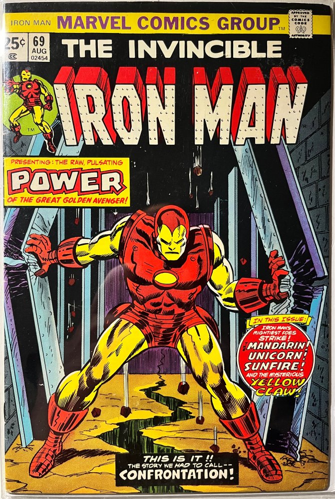 iron man benzi desenate marvel vechi
